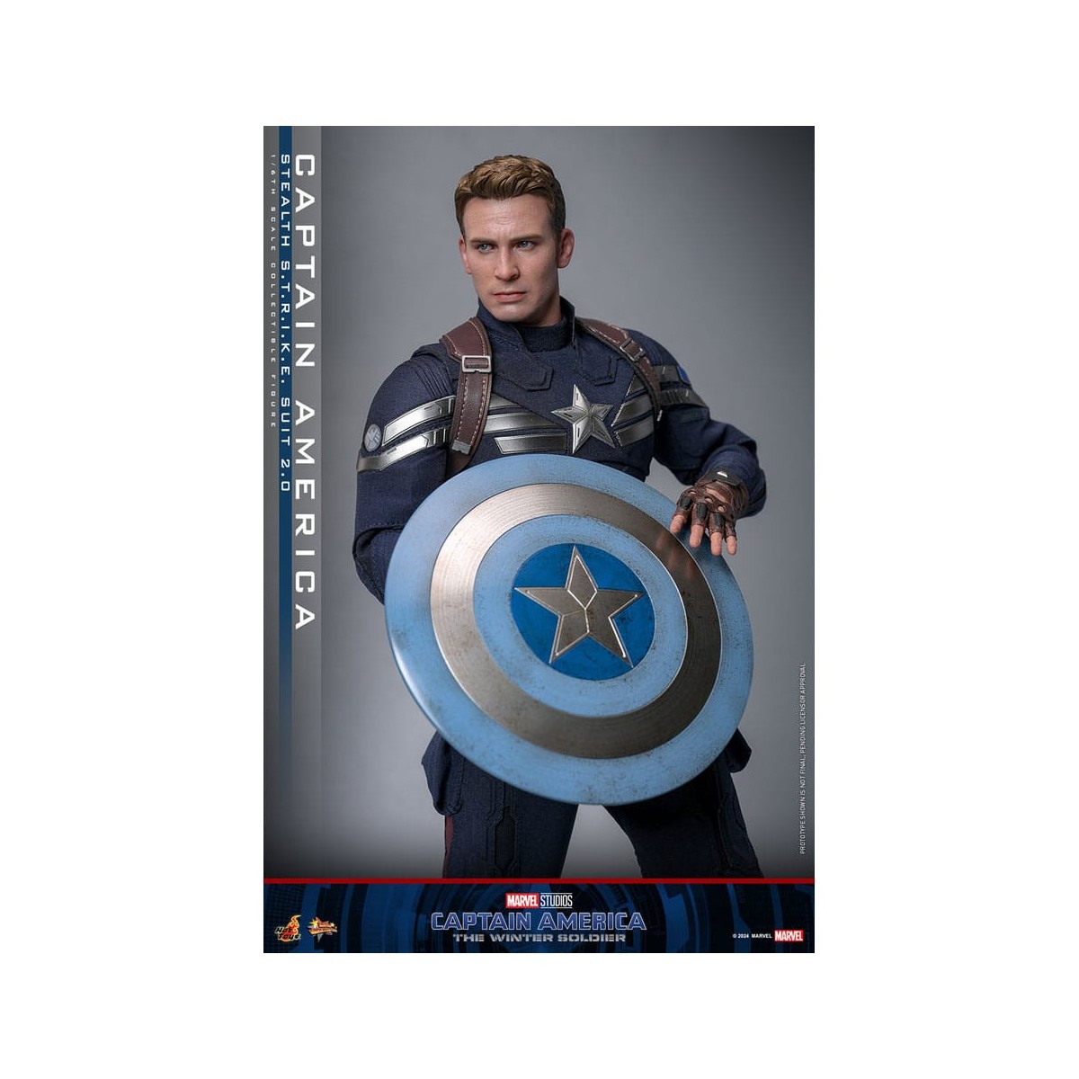 Hot Toys Capitán América: El Soldado de Invierno - Captain America Stealth S.T.R.I.K.E. Suit MMS 1/6