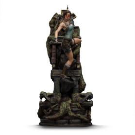 Iron Studios Tomb Raider - Lara Croft Deluxe Art Escala 1/10 - CCXP 2024
