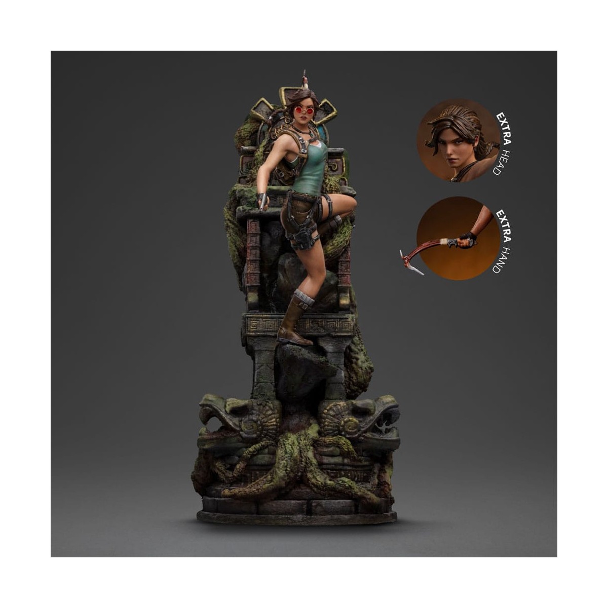 Iron Studios Tomb Raider - Lara Croft Deluxe Art Escala 1/10 - CCXP 2024