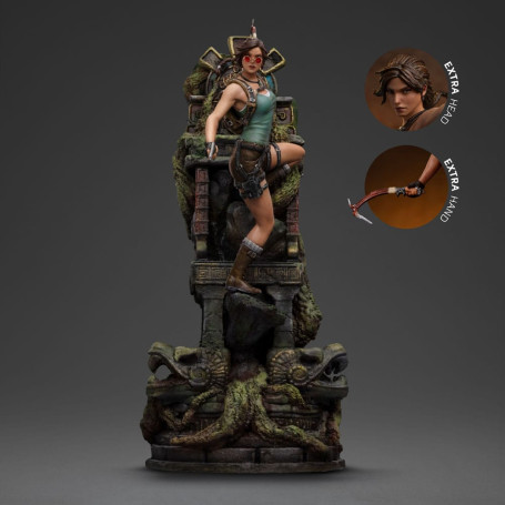Iron Studios Tomb Raider - Lara Croft Deluxe Art Escala 1/10 - CCXP 2024