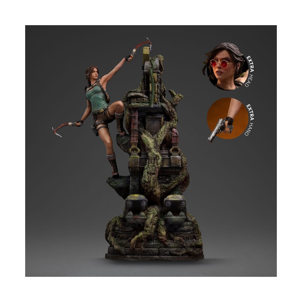 Iron Studios Tomb Raider - Lara Croft Deluxe Art Escala 1/10 - CCXP 2024