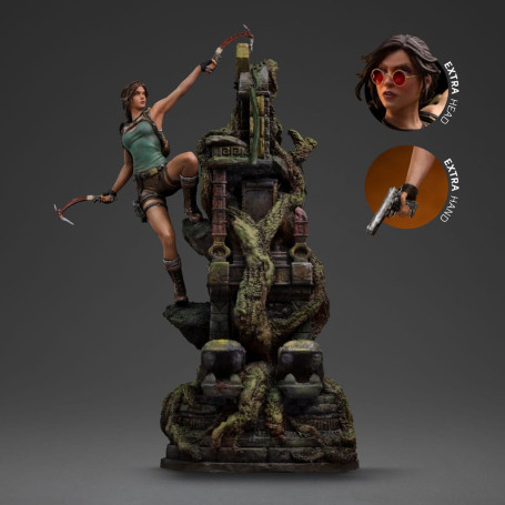 Iron Studios Tomb Raider - Lara Croft Deluxe Art Escala 1/10 - CCXP 2024