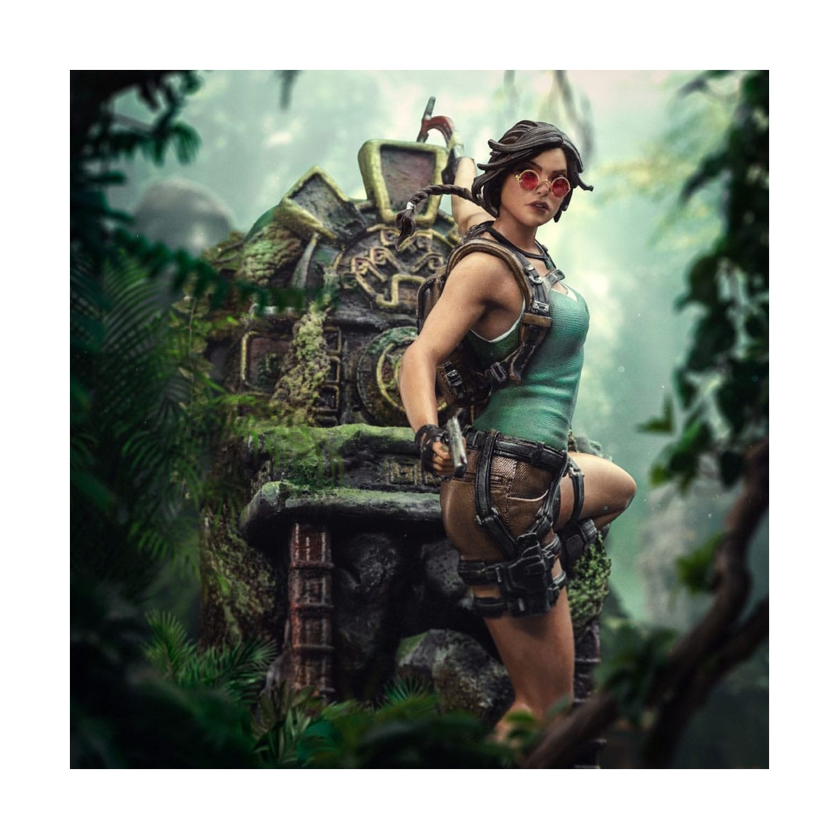 Iron Studios Tomb Raider - Lara Croft Deluxe Art Escala 1/10 - CCXP 2024