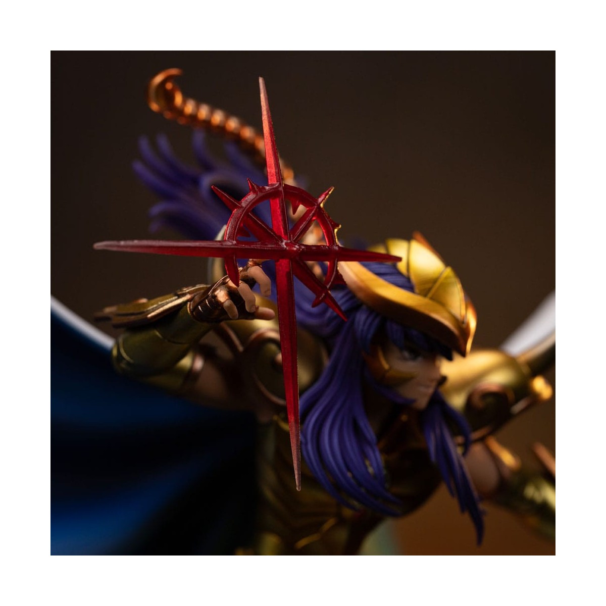 Iron Studios - Saint Seiya - Milo del Escorpión BDS Art Scale 1/10 - Los Caballeros del Zodiaco Milo del Escorpión
