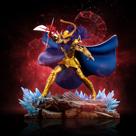 Iron Studios - Saint Seiya - Milo del Escorpión BDS Art Scale 1/10 - Los Caballeros del Zodiaco Milo del Escorpión