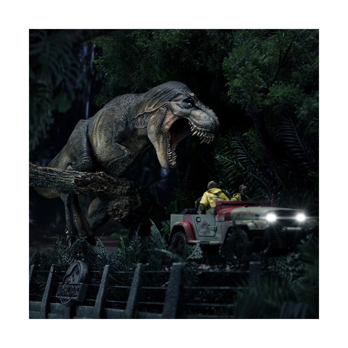 Iron Studios - Jurassic Park Demi Art Scale La Escena Final - 1/20