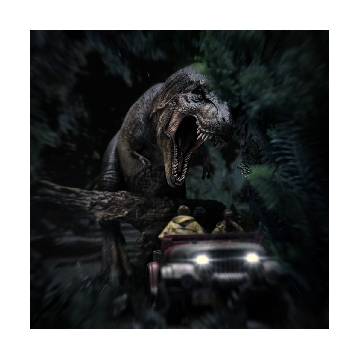 Iron Studios - Jurassic Park Demi Art Scale La Escena Final - 1/20