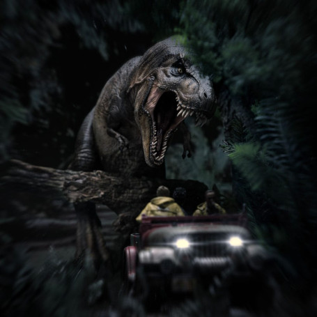 Iron Studios - Jurassic Park Demi Art Scale La Escena Final - 1/20