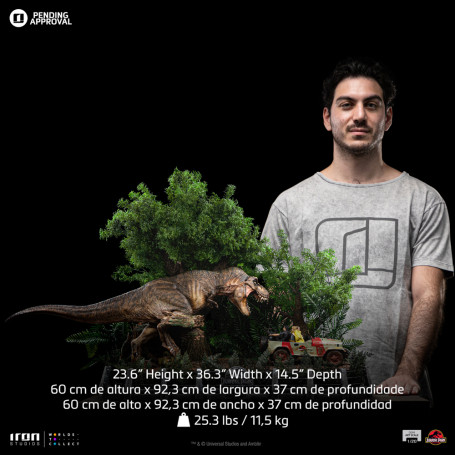Iron Studios - Jurassic Park Demi Art Scale La Escena Final - 1/20