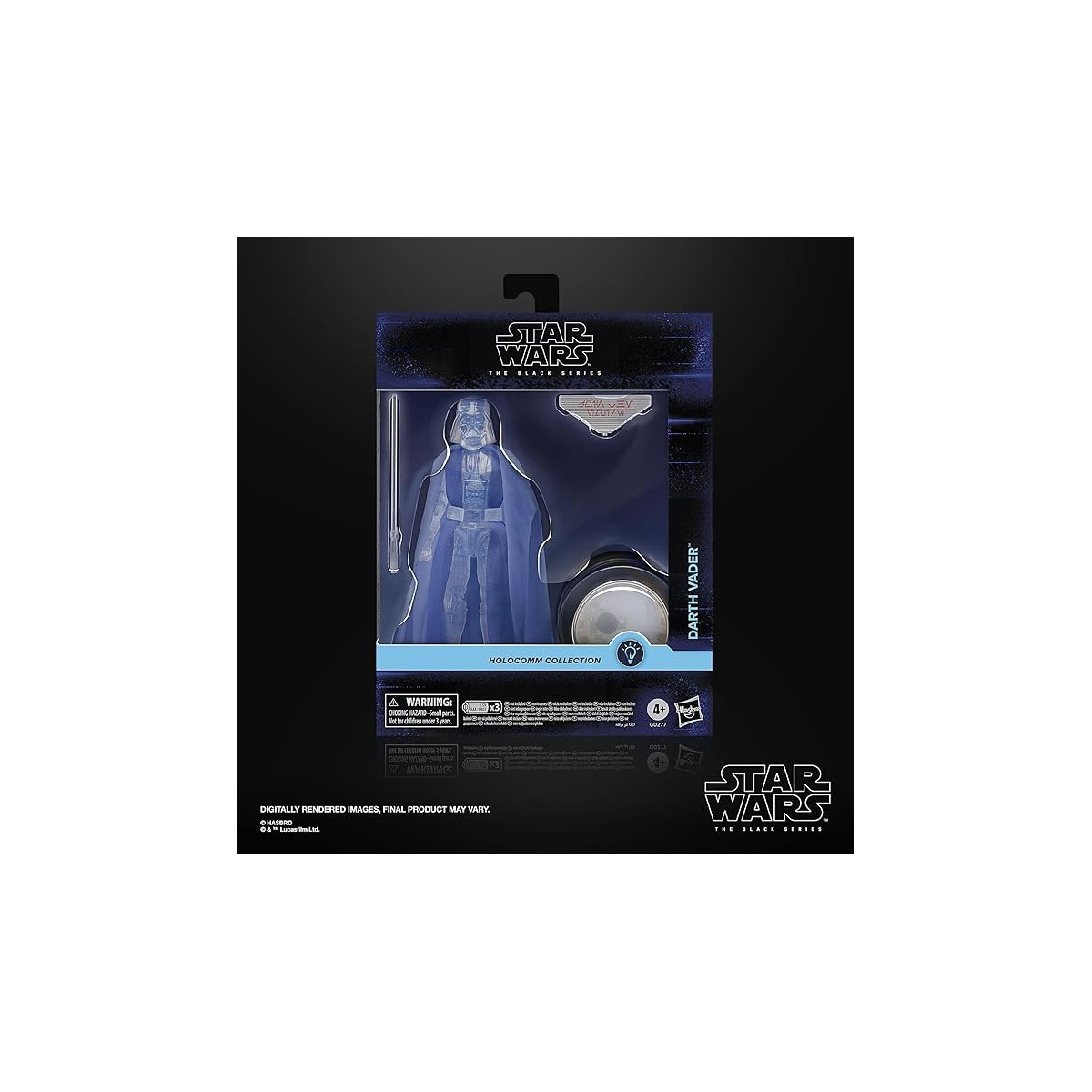 Star Wars La Serie Negra - Colección Holocomm de Darth Vader