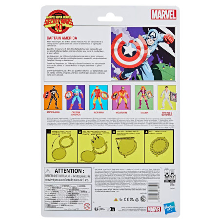 Hasbro Marvel Legends Series - Capitán América - Secret Wars