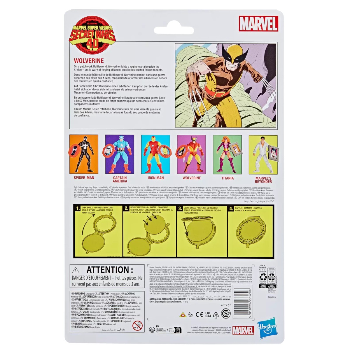 Hasbro Marvel Legends Series - Lobezno - Secret Wars
