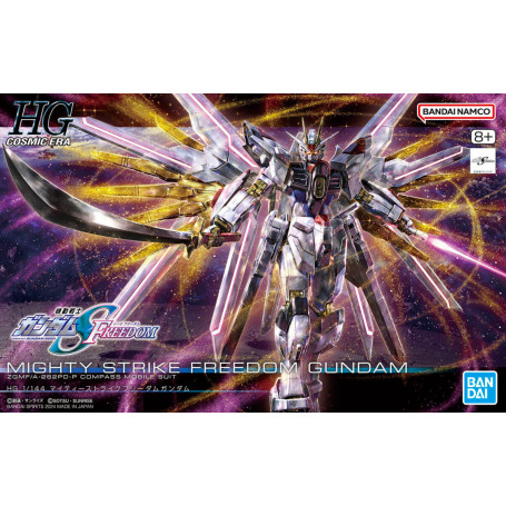 Bandai - Gunpla - Gundam 1/144 HG - ZGMF/A 262PD-P MIGHTY STRIKE FREEDOM GUNDAM - Mobile Suit Gundam SEED Destiny