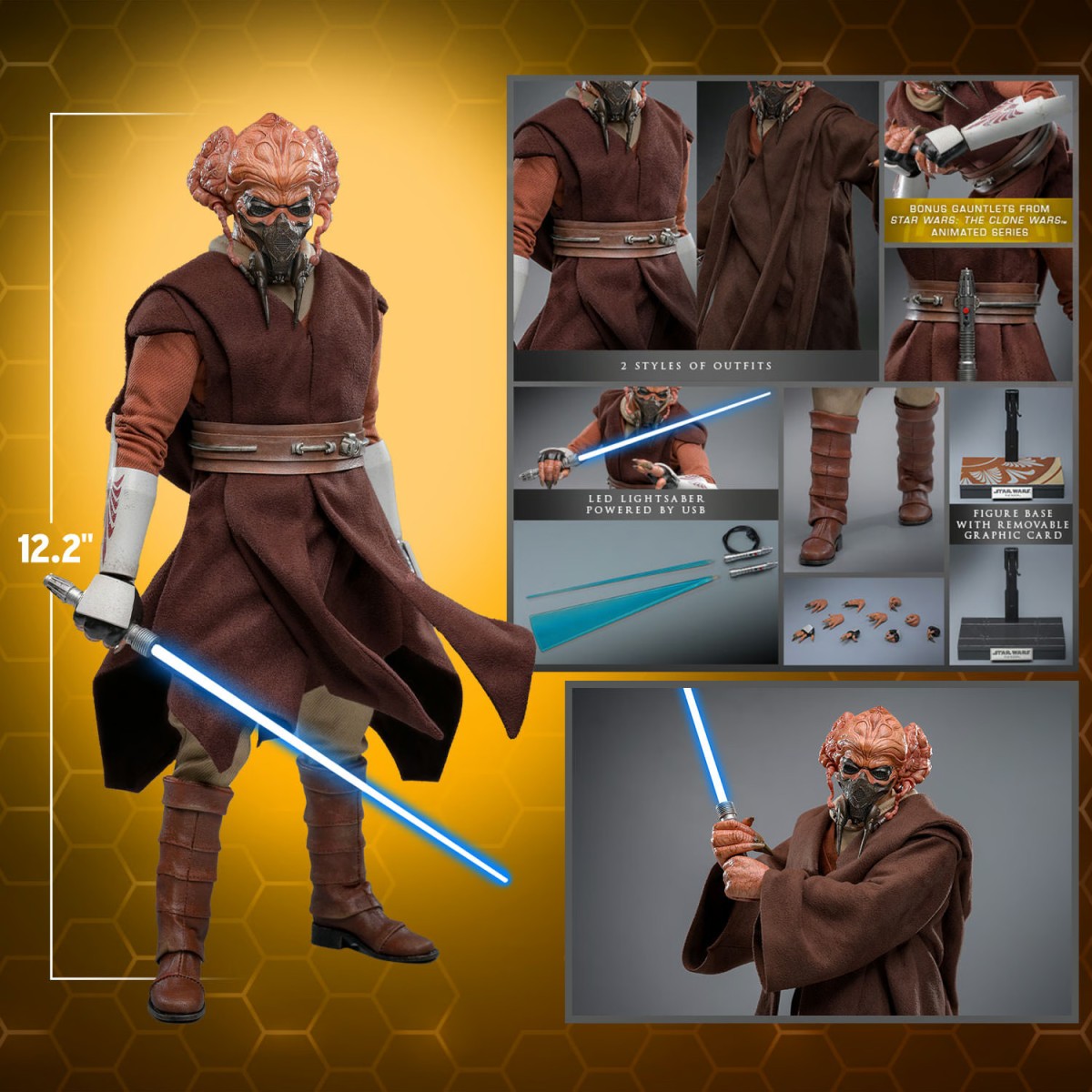 Hot toys Star Wars - Plo Koon MMS 1/6