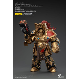 JoyToy Space Marines - Escuadra Terminator Legio Custodes Aquilon - Aquilon con Destructor Adrathic de enlace gemelo