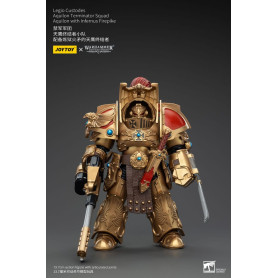 JoyToy Space Marines - Legio Custodes Aquilon Terminator Squad - Aquilon con Infernus Firepike