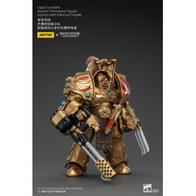 JoyToy Space Marines - Legio Custodes Aquilon Terminator Squad - Aquilon con Infernus Firepike
