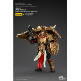 JoyToy Space Marines - Escuadra Legio Custodes Custodian Venatari - Venatari con Destructor Kenetic