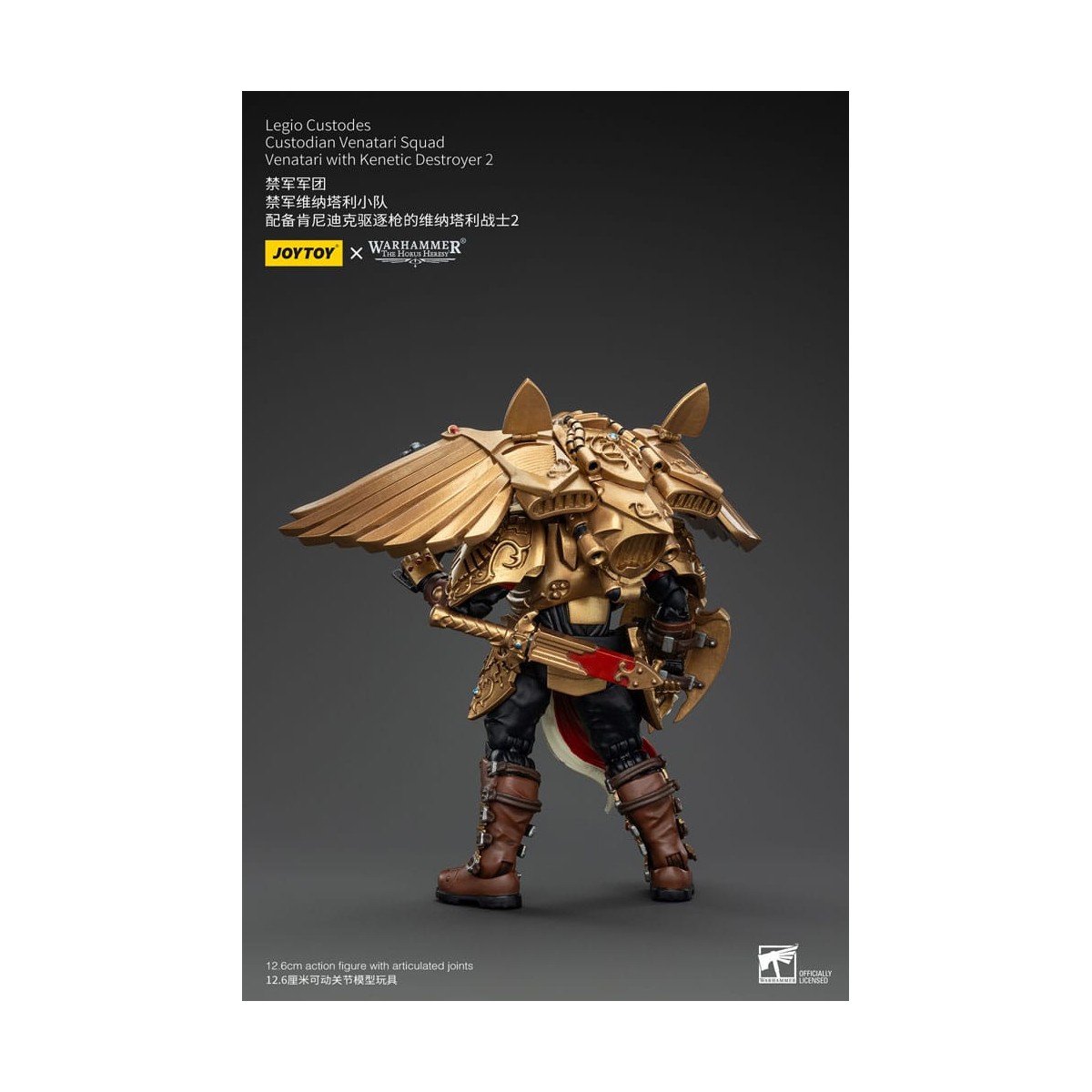 JoyToy Space Marines - Legio Custodes Escuadra Venatari - Venatari con Destructor Kenetic 2