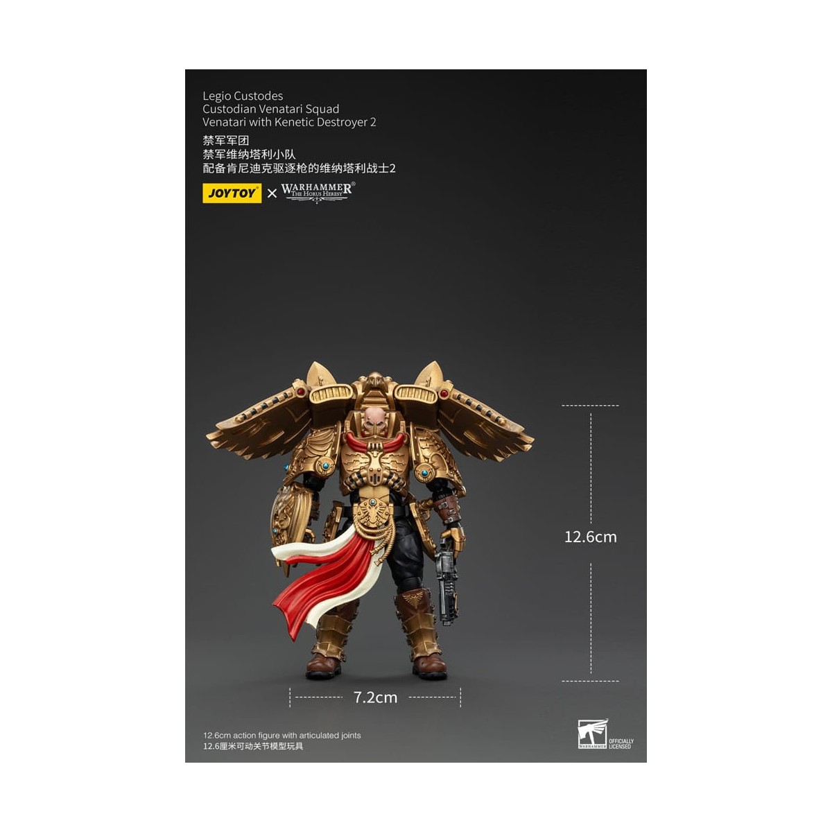 JoyToy Space Marines - Legio Custodes Escuadra Venatari - Venatari con Destructor Kenetic 2