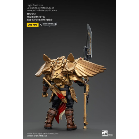 JoyToy Space Marines - Escuadra Legio Custodes Custodian Venatari - Venatari con Lanza Venatari