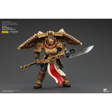 JoyToy Space Marines - Escuadra Legio Custodes Custodian Venatari - Venatari con Lanza Venatari
