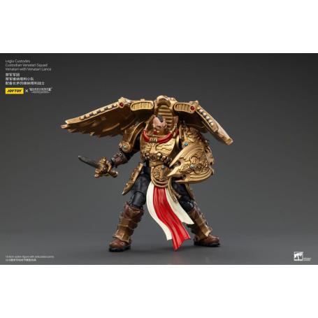 JoyToy Space Marines - Escuadra Legio Custodes Custodian Venatari - Venatari con Lanza Venatari