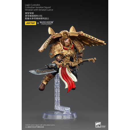 JoyToy Space Marines - Escuadra Legio Custodes Custodian Venatari - Venatari con Lanza Venatari