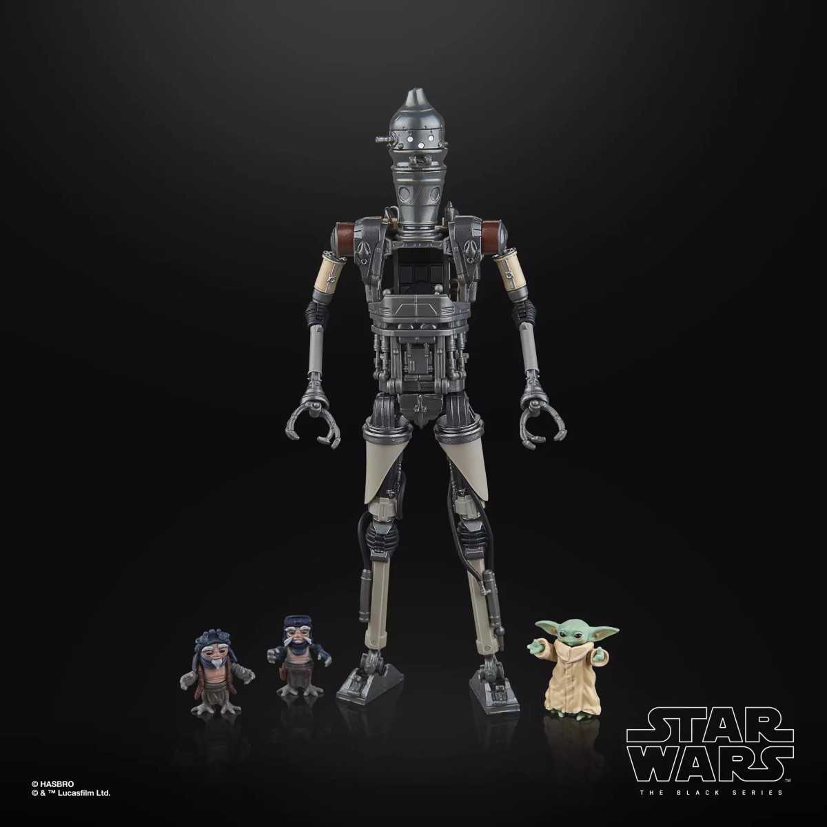 Star Wars Black Series - IG-12 de lujo y Grogu - El Mandaloriano