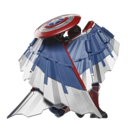 Hasbro Marvel Legends Series - Capitán América Deluxe - Capitán América: Un mundo feliz