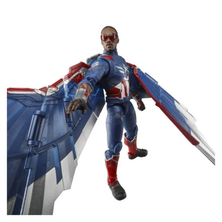 Hasbro Marvel Legends Series - Capitán América Deluxe - Capitán América: Un mundo feliz