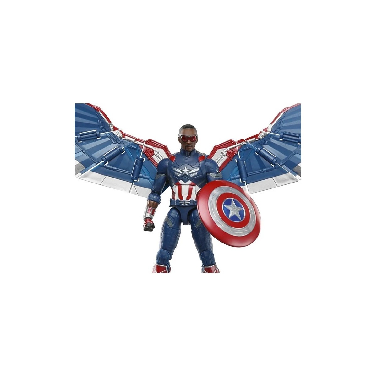 Hasbro Marvel Legends Series - Capitán América Deluxe - Capitán América: Un mundo feliz