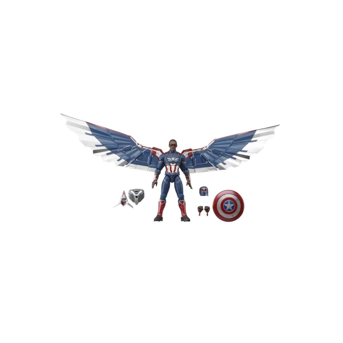Hasbro Marvel Legends Series - Capitán América Deluxe - Capitán América: Un mundo feliz
