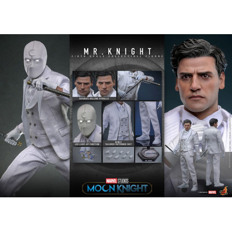Hot Toys Marvel - Caballero Luna - Mr Knight MMS 1/6