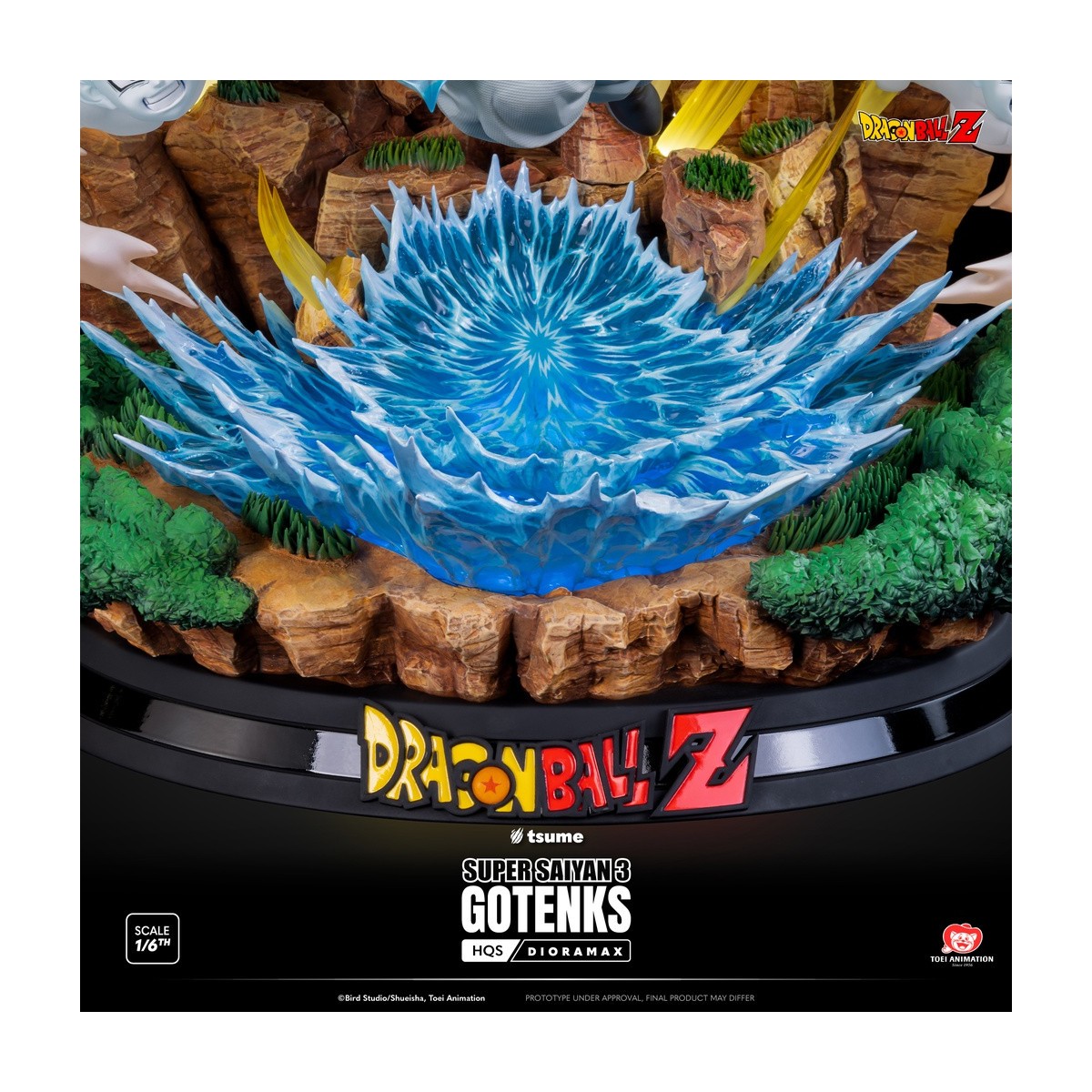 Tsume Dragon Ball Z HQS Dioramax - Super Saiyan 3 GOTENKS