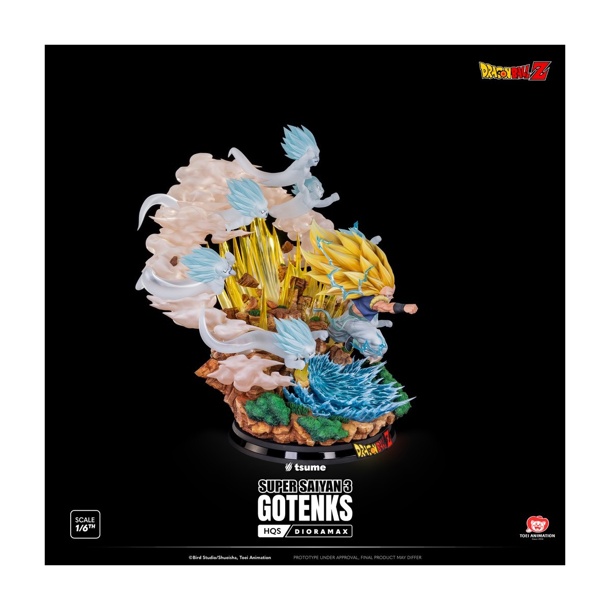 Tsume Dragon Ball Z HQS Dioramax - Super Saiyan 3 GOTENKS