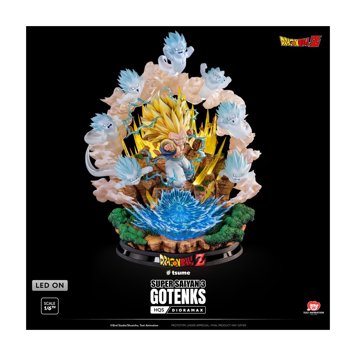 Tsume Dragon Ball Z HQS Dioramax - Super Saiyan 3 GOTENKS