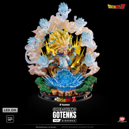 Tsume Dragon Ball Z HQS Dioramax - Super Saiyan 3 GOTENKS
