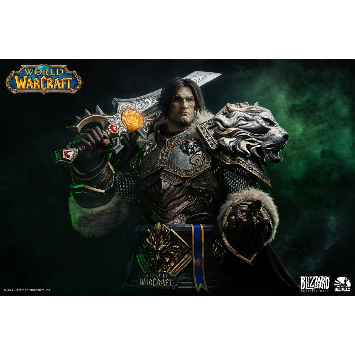 INFINITY STUDIO x BLIZZARD - Varian Wrynn - Busto 1/1 World of Warcraft