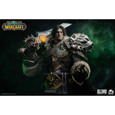 INFINITY STUDIO x BLIZZARD - Varian Wrynn - Busto 1/1 World of Warcraft
