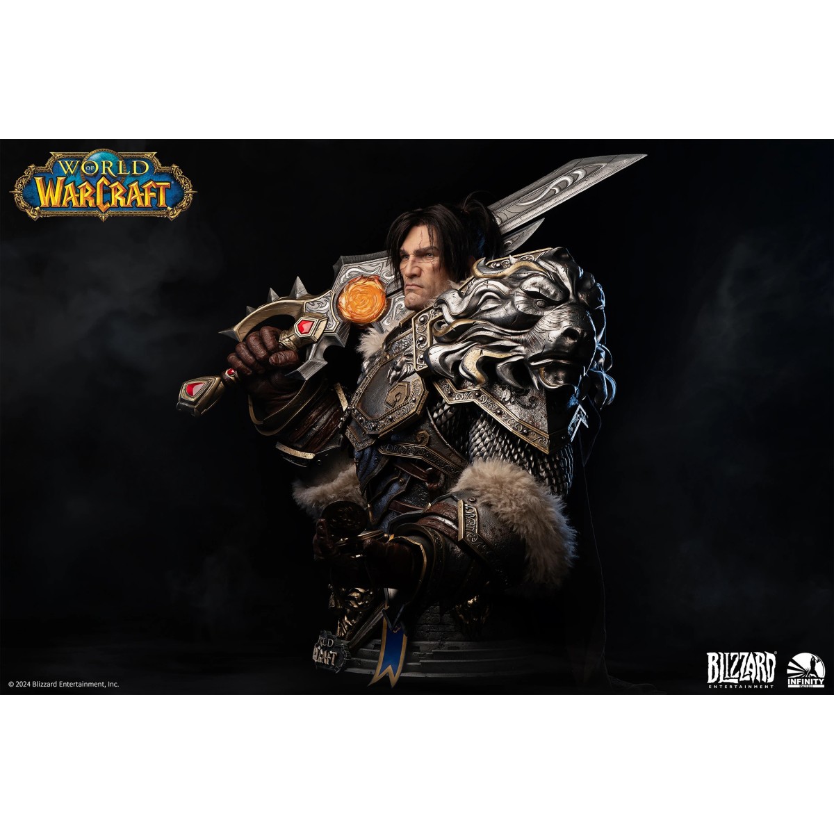 INFINITY STUDIO x BLIZZARD - Varian Wrynn - Busto 1/1 World of Warcraft