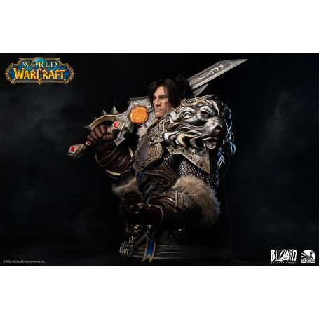 INFINITY STUDIO x BLIZZARD - Varian Wrynn - Busto 1/1 World of Warcraft