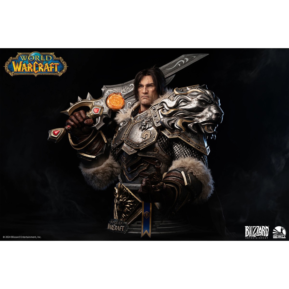 INFINITY STUDIO x BLIZZARD - Varian Wrynn - Busto 1/1 World of Warcraft
