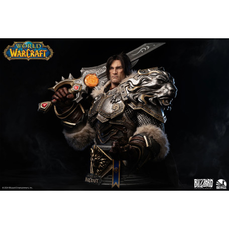 INFINITY STUDIO x BLIZZARD - Varian Wrynn - Busto 1/1 World of Warcraft