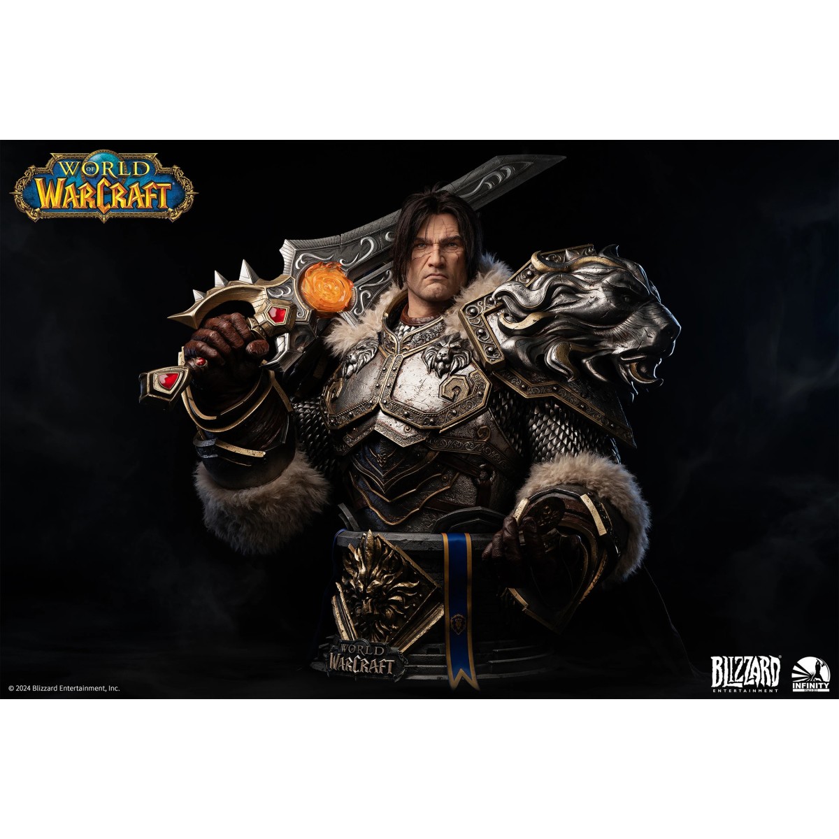 INFINITY STUDIO x BLIZZARD - Varian Wrynn - Busto 1/1 World of Warcraft
