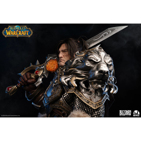 INFINITY STUDIO x BLIZZARD - Varian Wrynn - Busto 1/1 World of Warcraft