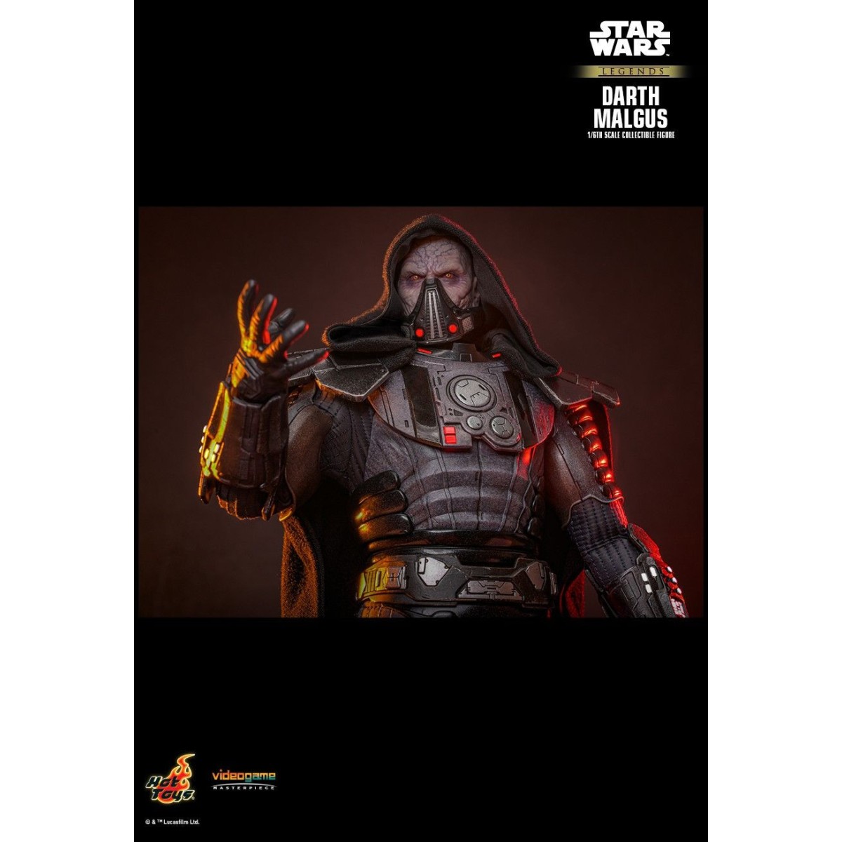Hot Toys Star Wars Legends - Darth Malgus Obra Maestra Videojuego 1/6