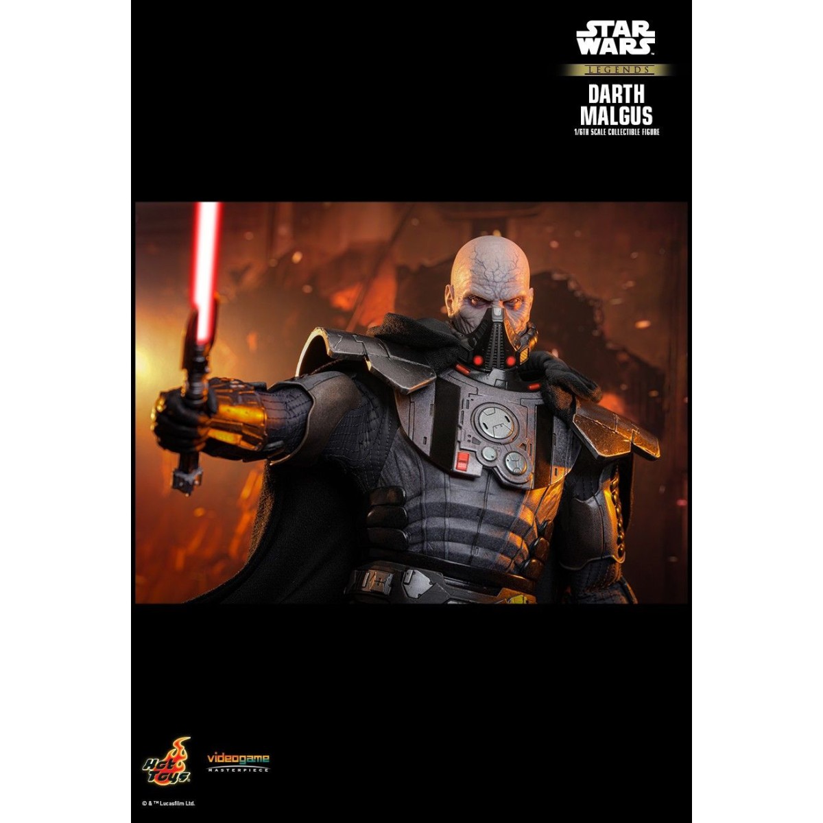 Hot Toys Star Wars Legends - Darth Malgus Obra Maestra Videojuego 1/6