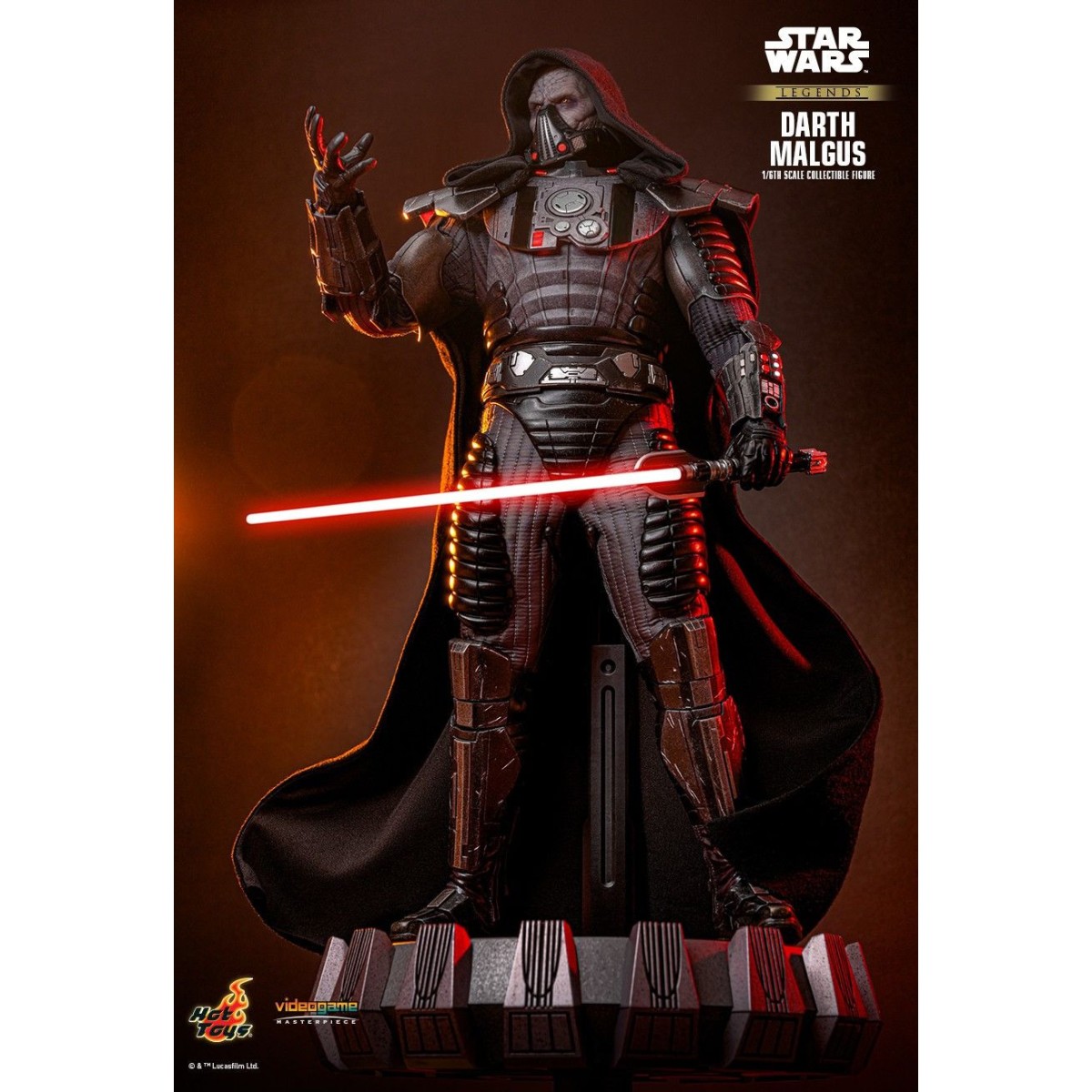 Hot Toys Star Wars Legends - Darth Malgus Obra Maestra Videojuego 1/6
