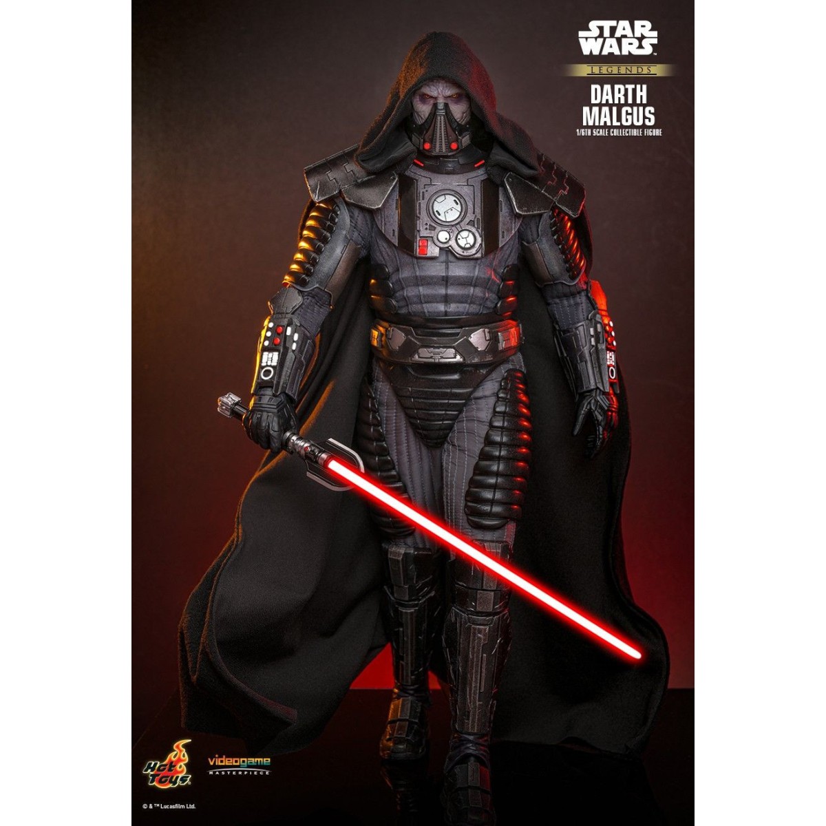 Hot Toys Star Wars Legends - Darth Malgus Obra Maestra Videojuego 1/6